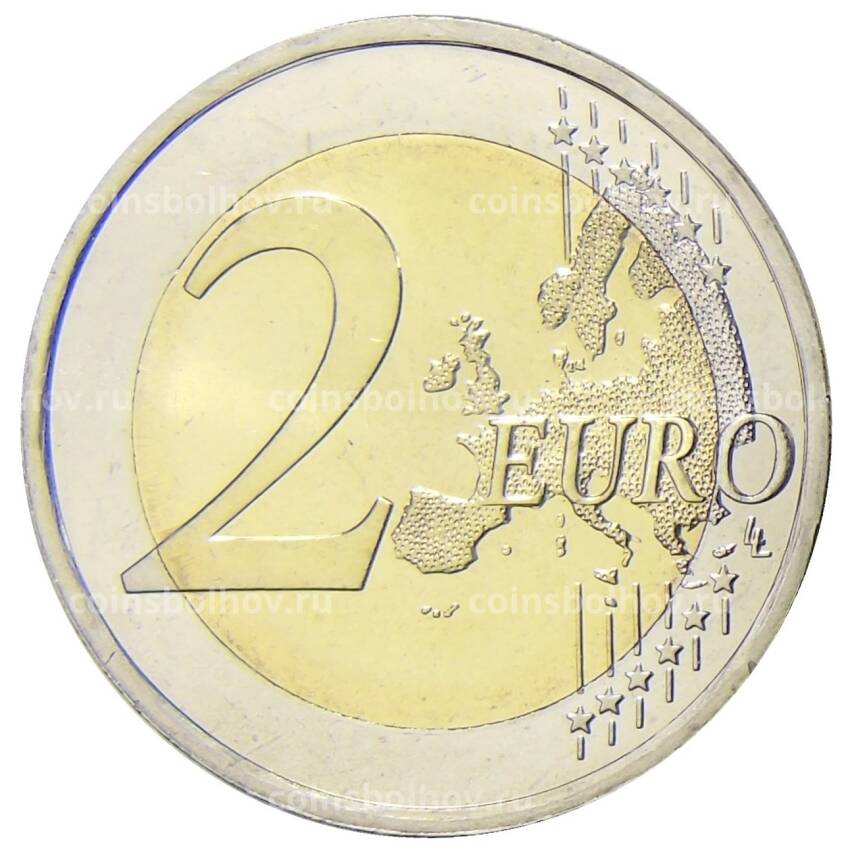 Монета 2 евро 2007 года Словения —  50 лет подписания Римского договора (вид 2)