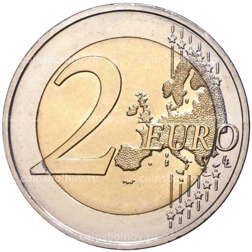 Монета 2 евро 2017 года Мальта —  Мир (вид 2)