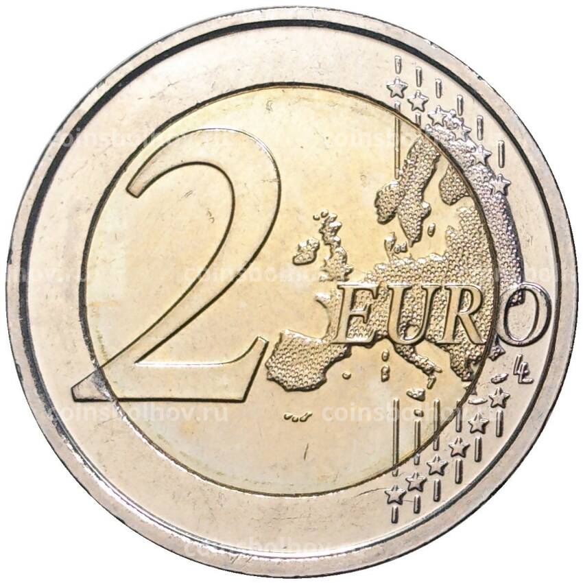 Монета 2 евро 2011 года Бельгия —  100 лет Международному женскому дню (вид 2)