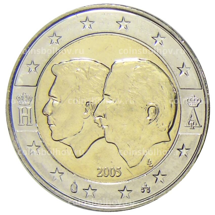 Монета 2 евро 2005 года Бельгия —  Бельгийско-Люксембургский экономический союз