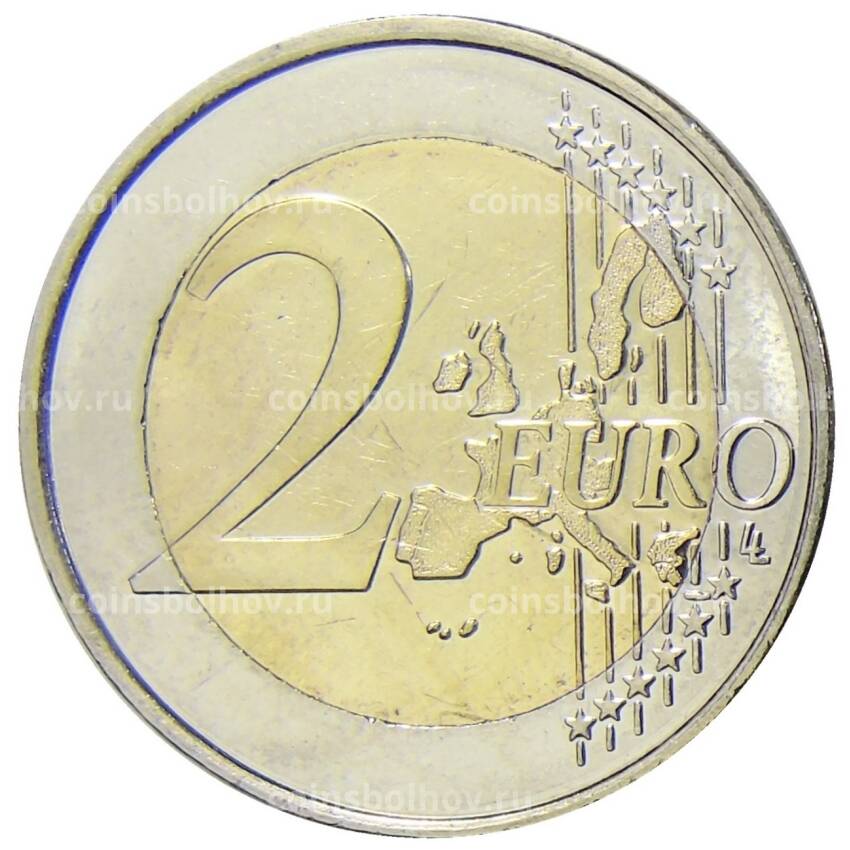 Монета 2 евро 2005 года Бельгия —  Бельгийско-Люксембургский экономический союз (вид 2)