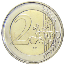 Монета 2 евро 2006 года Бельгия —  Конструкция Атомиум в Брюсселе (реверс)