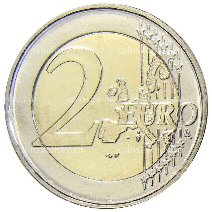 Монета 2 евро 2006 года Бельгия —  Конструкция Атомиум в Брюсселе (вид 2)