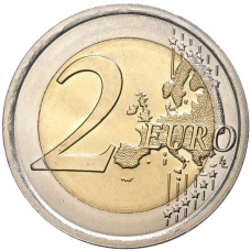 Монета 2 евро 2016 года Словения —  25 лет Независимости (реверс)
