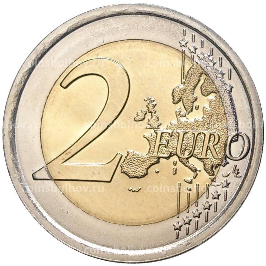 Монета 2 евро 2016 года Словения —  25 лет Независимости (вид 2)