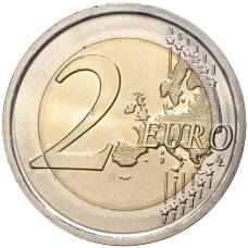 Монета 2 евро 2019 года Словения  —  100 лет основанию Люблянского университета (реверс)