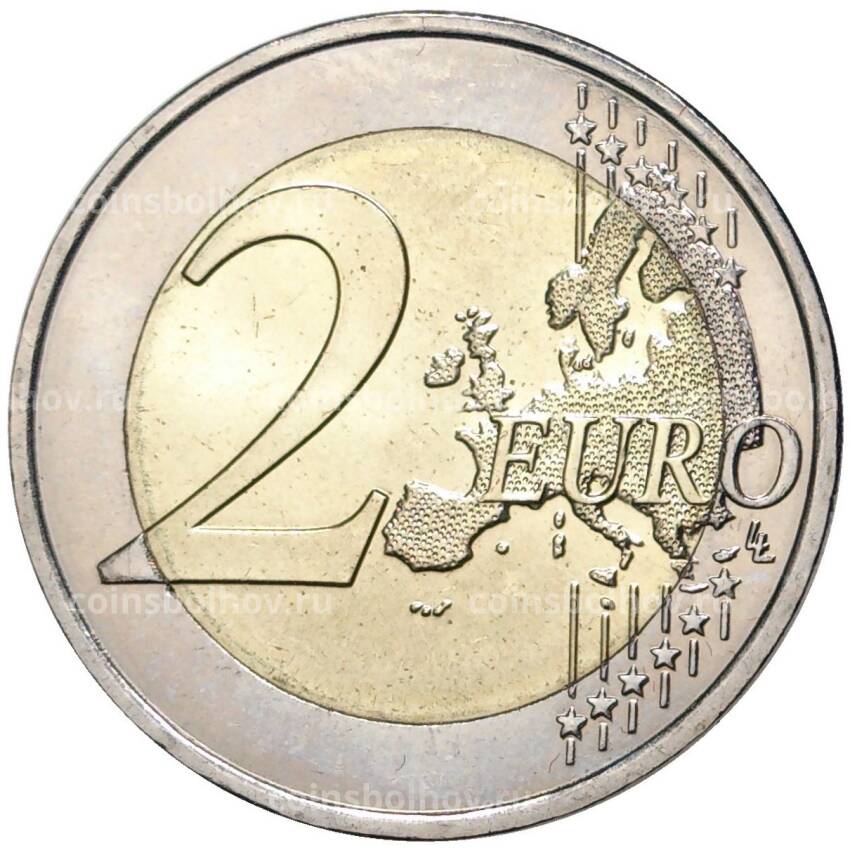 Монета 2 евро 2013 года Франция —  50 лет подписания Елисейского договора (вид 2)