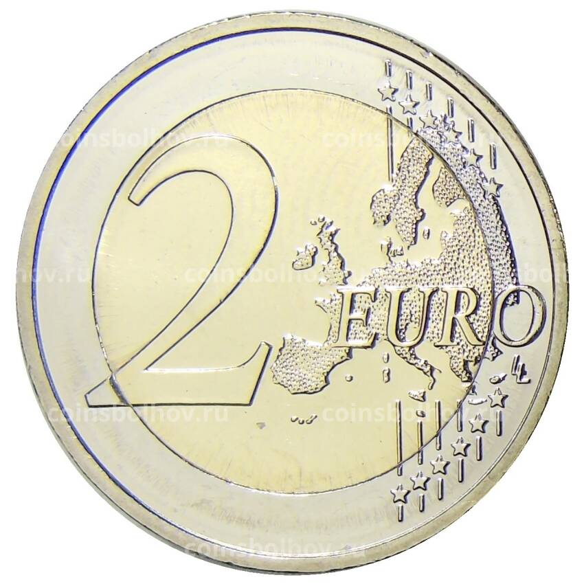 Монета 2 евро 2017 года Латвия —  Исторические области Латвии — Латгалия (вид 2)