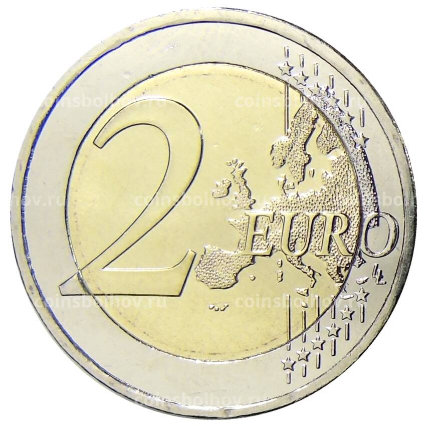 Монета 2 евро 2017 года Кипр —  Пафос — культурная столица Европы 2017 (вид 2)