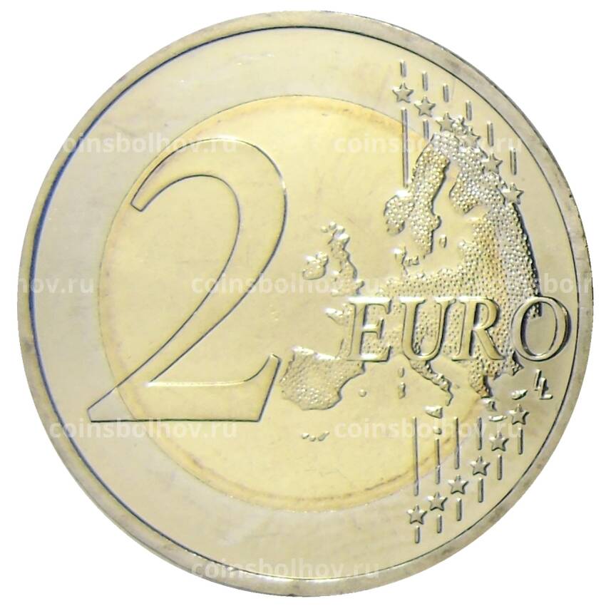 Монета 2 евро 2008 года F Германия —  Церковь св. Михаила, Гамбург (вид 2)
