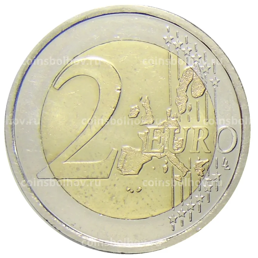 Монета 2 евро 2004 года Финляндия —  Вступление в Европейский союз 10-ти новых государств (вид 2)