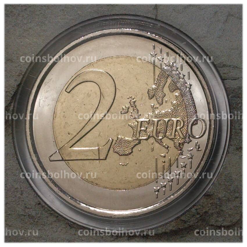 Монета 2 евро 2016 года Андорра —  150 лет Новой реформе 1866 года (в блистере) (вид 2)