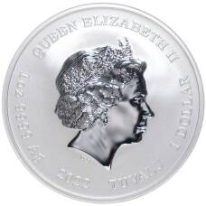 Монета 1 доллар 2022 года Тувалу —  Боги Олимпа — Афина (реверс)