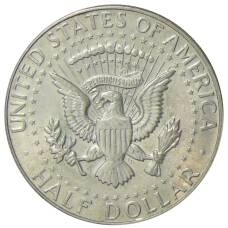 Монета 1/2 доллара (50 центов) 1967 года США (реверс)