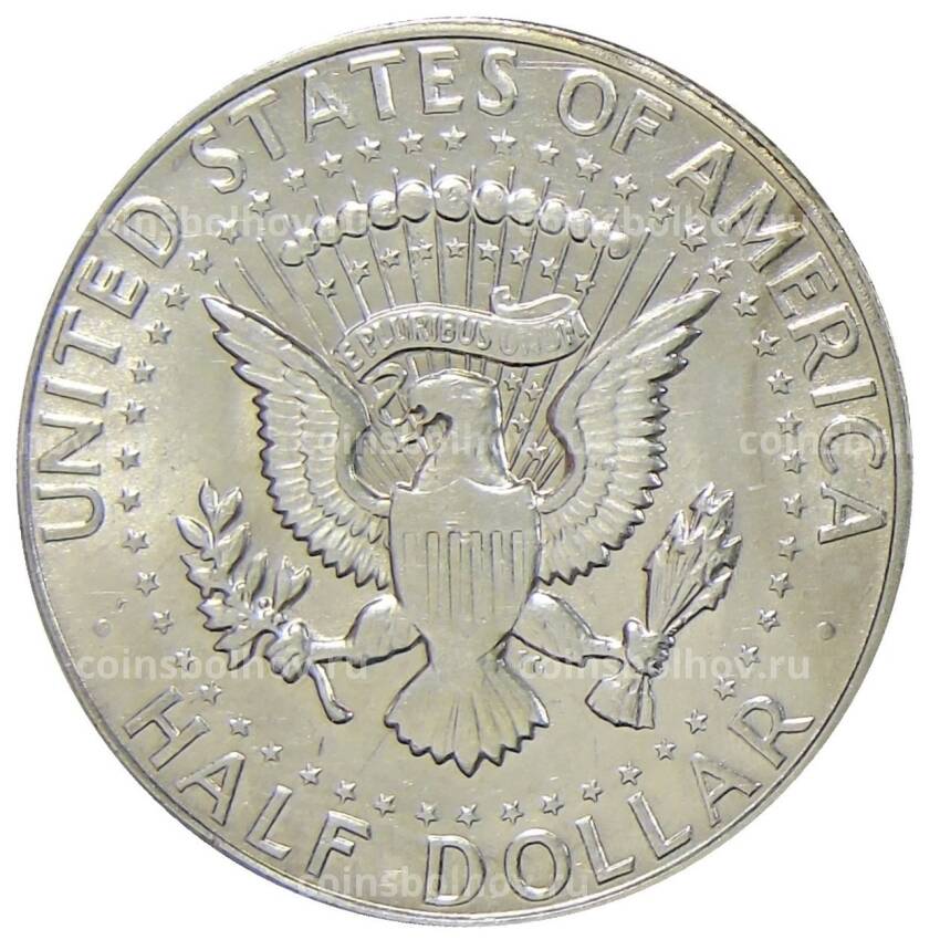 Монета 1/2 доллара (50 центов) 1968 года D США (вид 2)