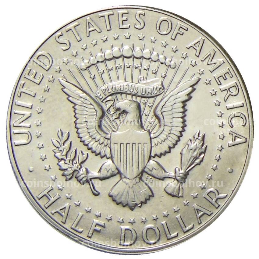 Монета 1/2 доллара (50 центов) 1968 года D США (вид 2)