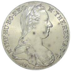 Монета 1 талер Австрия  Мария Терезия (Рестрайк) (аверс)