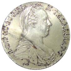 Монета 1 талер Австрия  Мария Терезия (Рестрайк) (аверс)