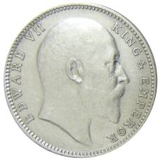 Монета 1 рупия 1907 года Британская Индия (реверс)