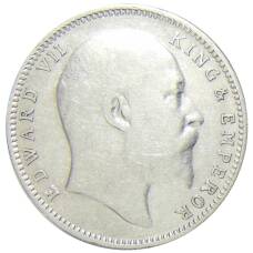 Монета 1 рупия 1906 года Британская Индия (реверс)