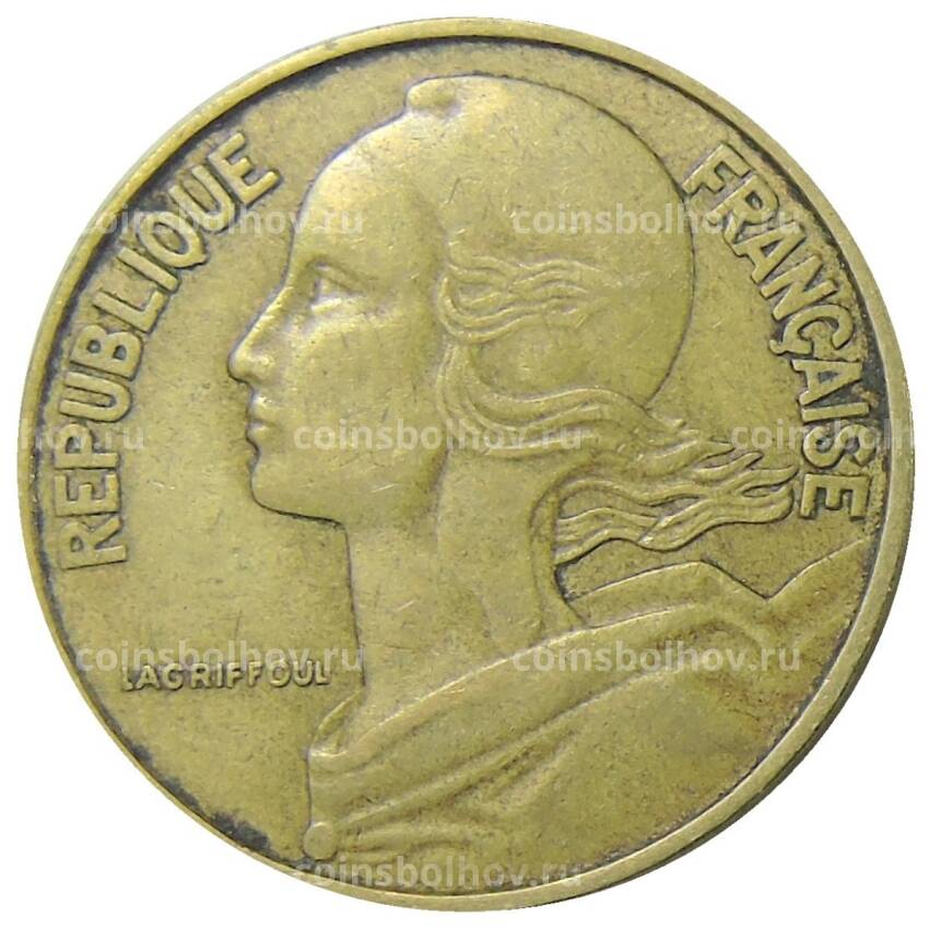 Монета 20 сантимов 1963 года Франция (вид 2)