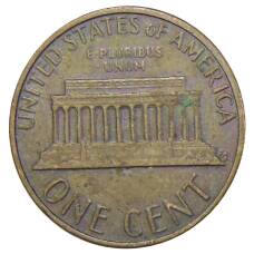 Монета 1 цент 1980 года США (реверс)