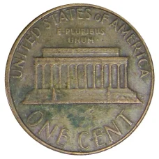 Монета 1 цент 1982 года США (реверс)