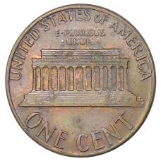 Монета 1 цент 1983 года США (реверс)