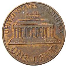 Монета 1 цент 1983 года США (реверс)