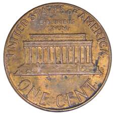 Монета 1 цент 1983 года США (реверс)