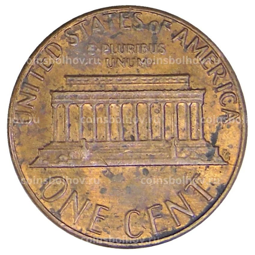 Монета 1 цент 1983 года США (вид 2)