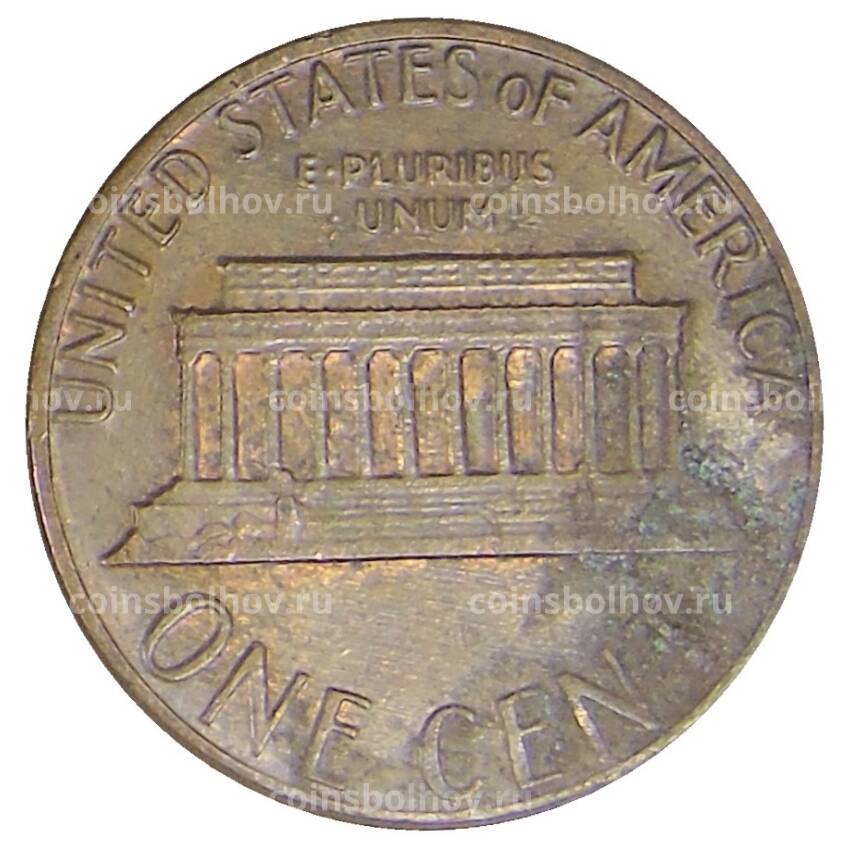 Монета 1 цент 1984 года США (вид 2)