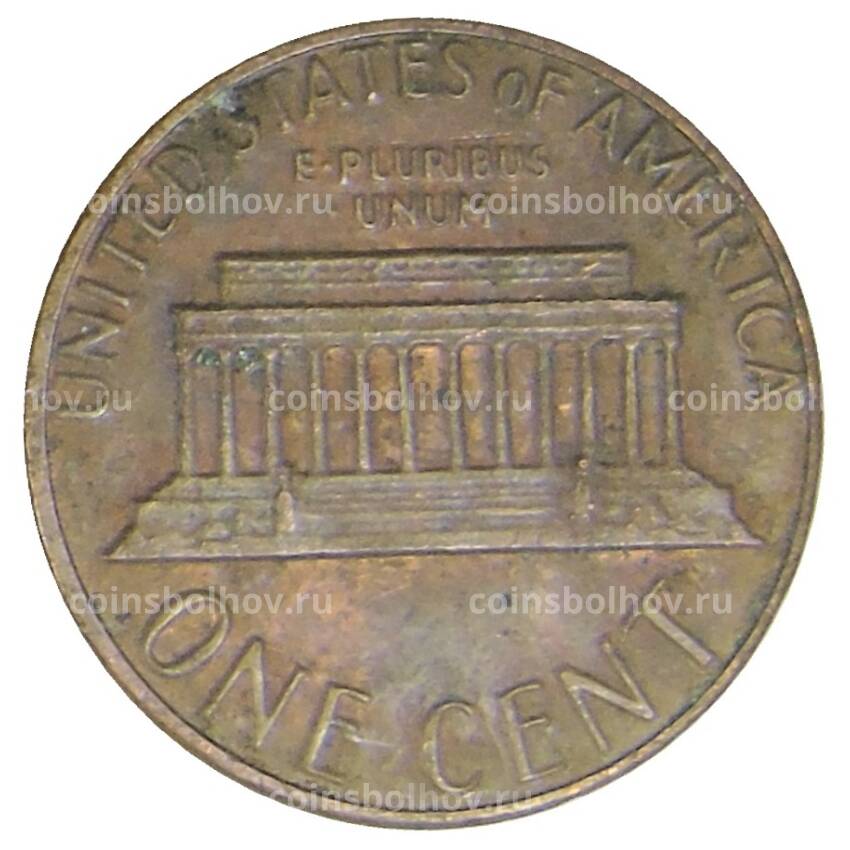 Монета 1 цент 1984 года США (вид 2)