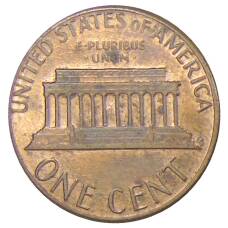 Монета 1 цент 1984 года США (реверс)