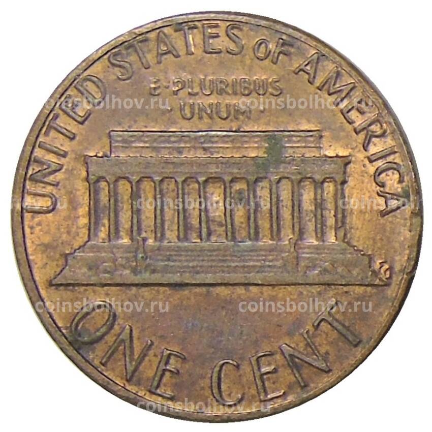 Монета 1 цент 1985 года США (вид 2)