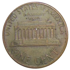 Монета 1 цент 1988 года США (реверс)