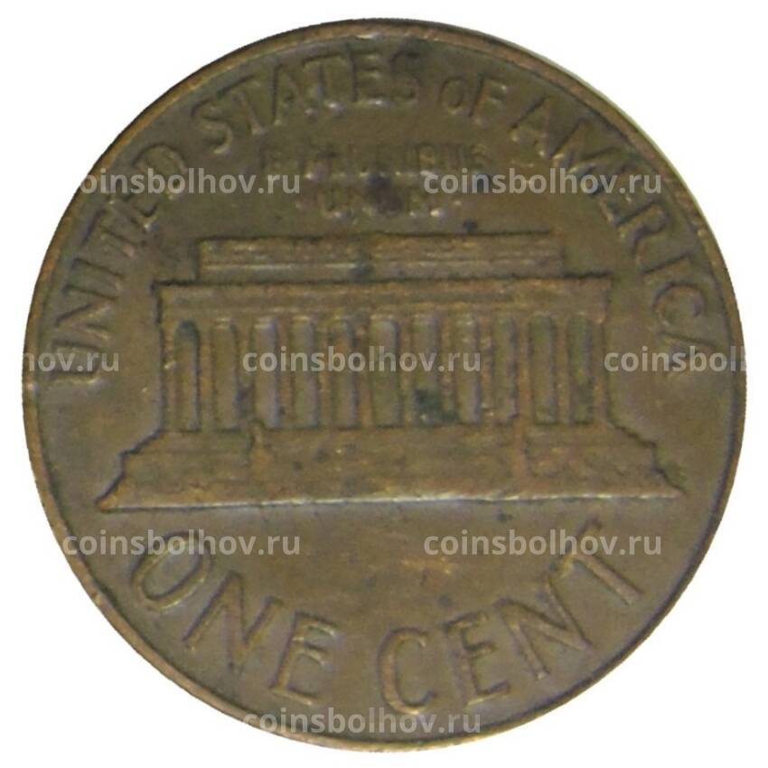 Монета 1 цент 1964 года США (вид 2)