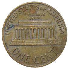 Монета 1 цент 1972 года США (реверс)