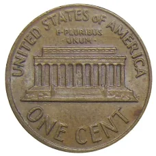 Монета 1 цент 1972 года США (реверс)