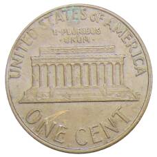 Монета 1 цент 1974 года D США (реверс)