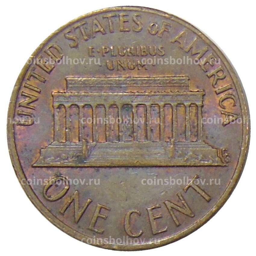 Монета 1 цент 1973 года США (вид 2)