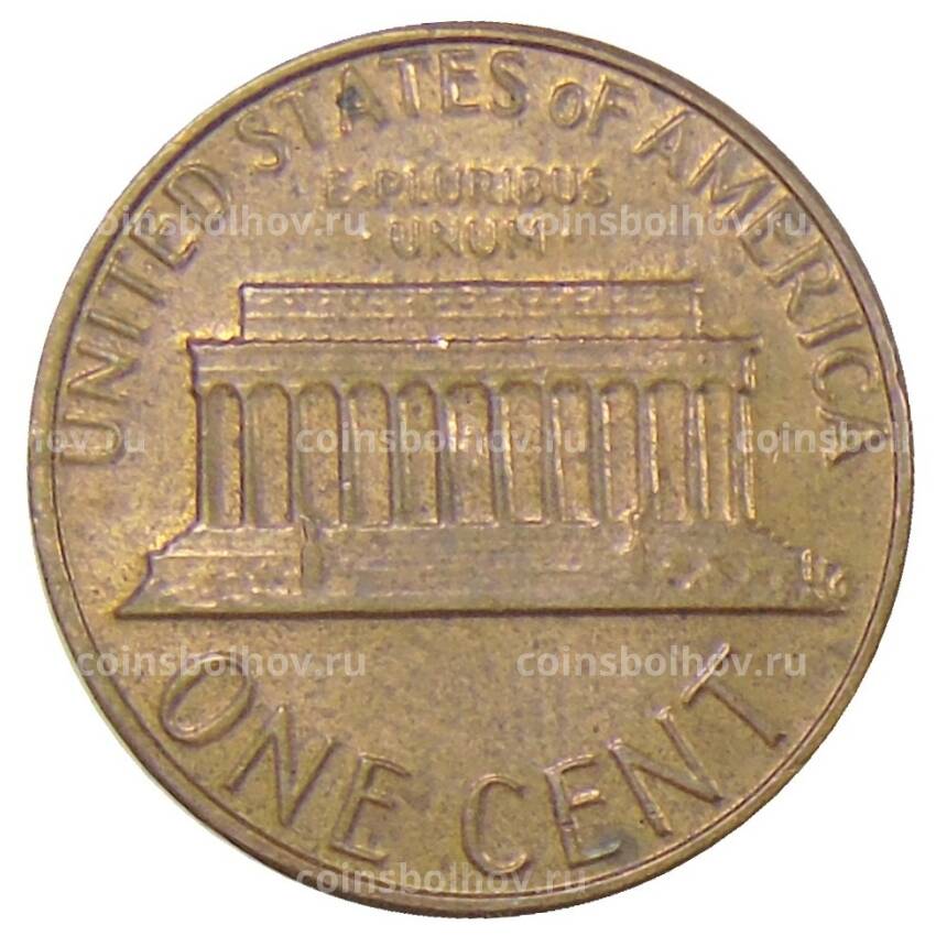 Монета 1 цент 1984 года D США (вид 2)