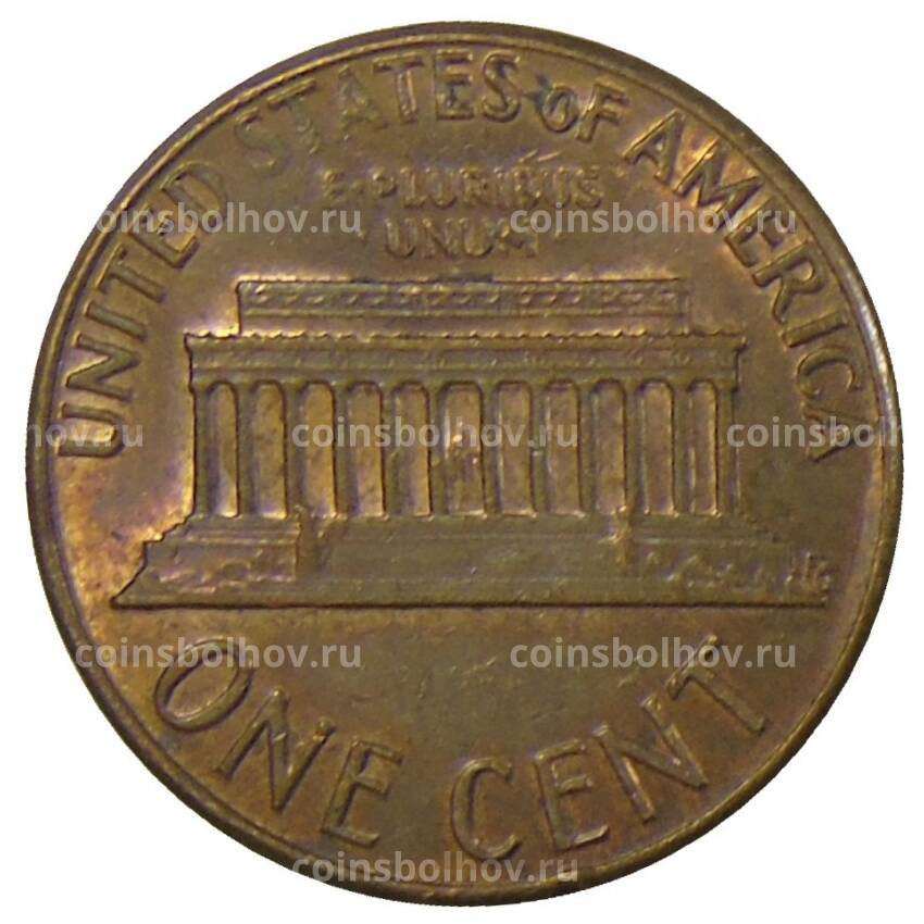 Монета 1 цент 1974 года D США (вид 2)