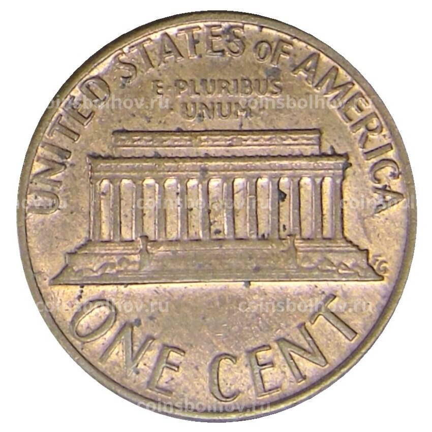 Монета 1 цент 1978 года D США (вид 2)