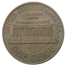 Монета 1 цент 1974 года D США (реверс)