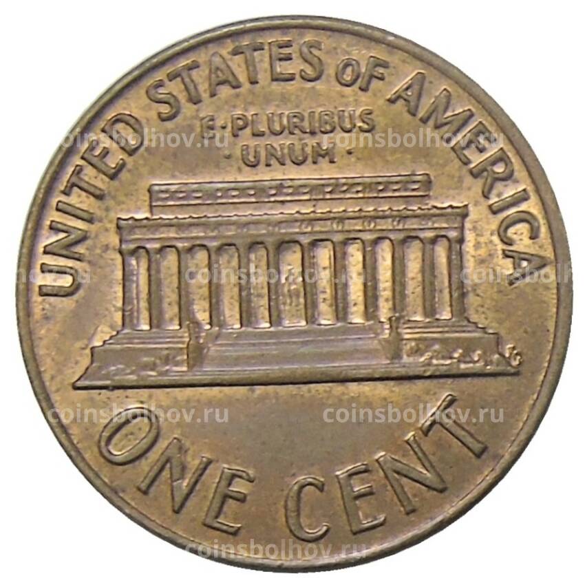 Монета 1 цент 1972 года S США (вид 2)