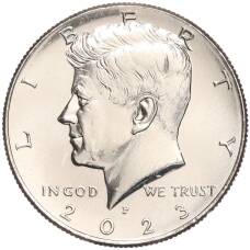 Монета 1/2 доллара  (50 центов) 2023 года P США (аверс)
