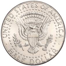 Монета 1/2 доллара (50 центов) 2023 года D США (реверс)