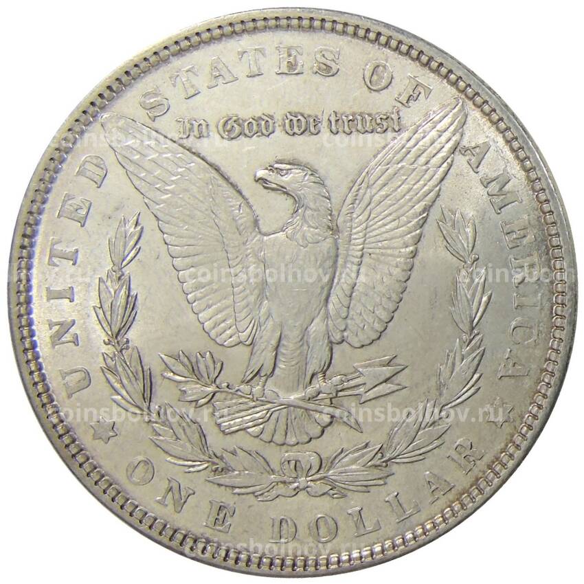 Монета 1 доллар 1886 года США — Доллар Моргана (вид 2)