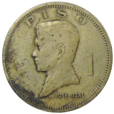 Монета 1 песо 1972 года Филиппины (аверс)